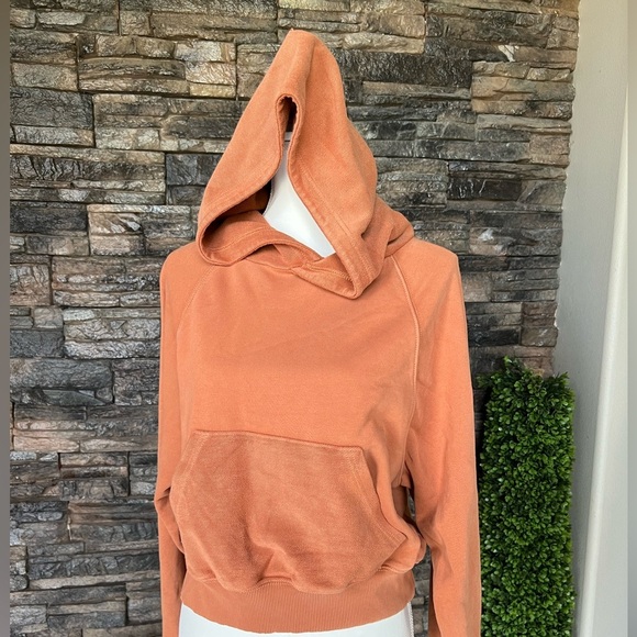 Aerie Orange Cropped Sweater with Relaxed Fit - Picture 2 of 11
